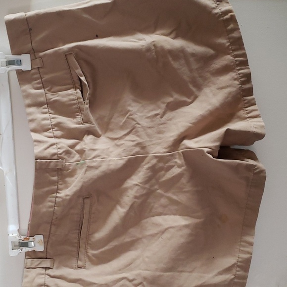 Merona Khaki Tan 100% Cotton Shorts Size 18 - Picture 2 of 6